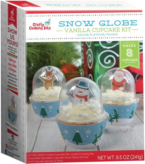 Snow Globe Cupcake Kit | Crafty Cooking Kits