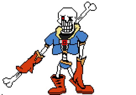 A Killer Disbelief Papyrus Phase 1 Battle Sprite Pixel Art Maker