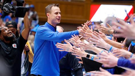 Duke Coach Jon Scheyer Takes Victory Lap After First Win Vs Unc