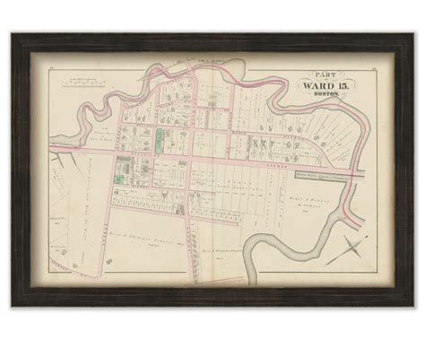 ROXBURY, Massachusetts 1873 Map, Vol. 2 Plate J - Replica or GENUINE ...