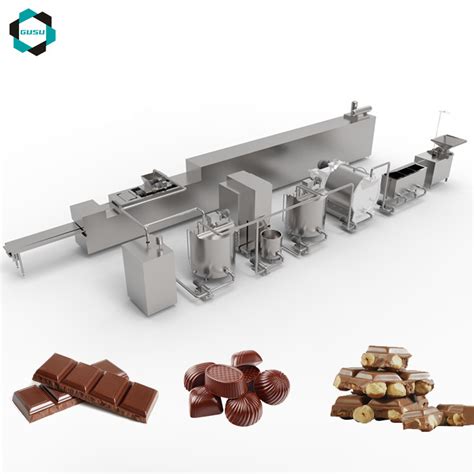 Gusu Factory Equipment Chocolate Pouring Forming Machine Full Automatic