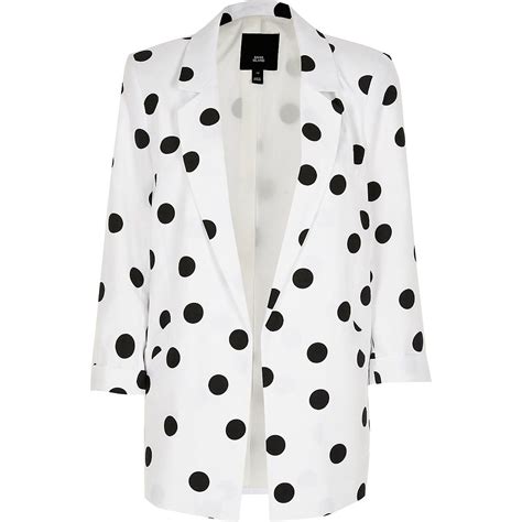 Black Polka Dot Blazer Blazer Jackets For Women Kpop Fashion Outfits Coats Jackets Women