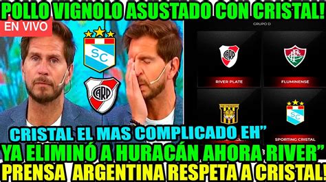 CRISTAL ES FAVORITO POLLO VIGNOLO Y PRENSA ARGENTINA ASUSTADOS CON