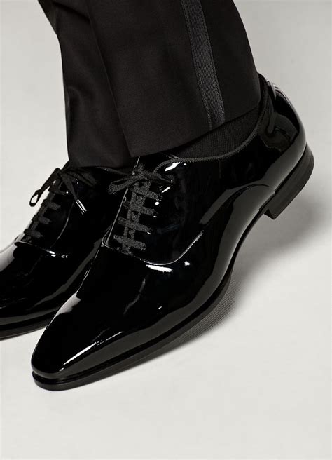 最大80オフ Merlutti Black Patent Leather Bowtie Dress Shoes Wedding