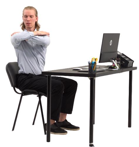 Exercises for the office: how to do exercises at work using a chair and ...