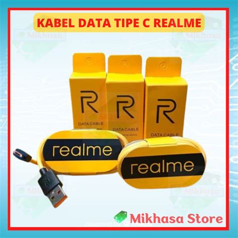 Jual Kabel Data Realme Micro Tipe Type C Realme Vooc Quick Charger Fast