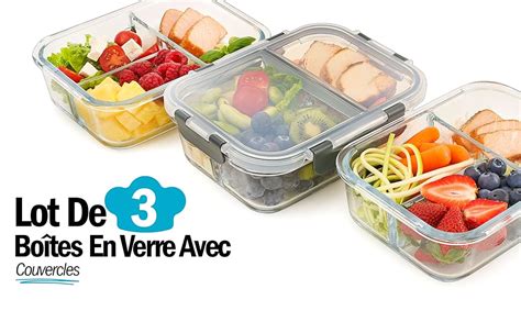 Igluu Meal Prep Lot De Bo Tes Alimentaires Compartiments En