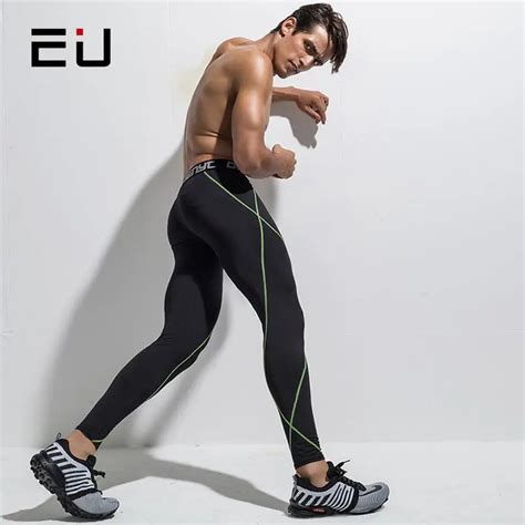 Eu Running Tights Men Compression Leggings Sport Tights For Men Sport