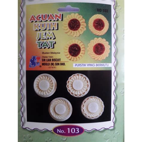 Jual Acuan Jem Tat 103 Cetakan Kue Kering Nastar Biskuit Cookies Cutter