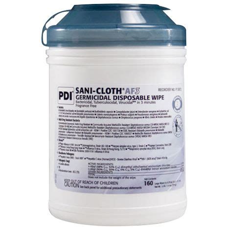 PDI Sani Cloth AF3 Germicidal Disposable Wipe