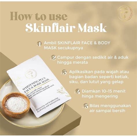 Jual WHITENING FACE AND BODY MASK By SKINFLAIR Shopee Indonesia