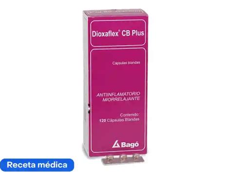 Dioxaflex Cb Plus Diclofenaco Sodico 50mg Pridinol Mesilato 4mg