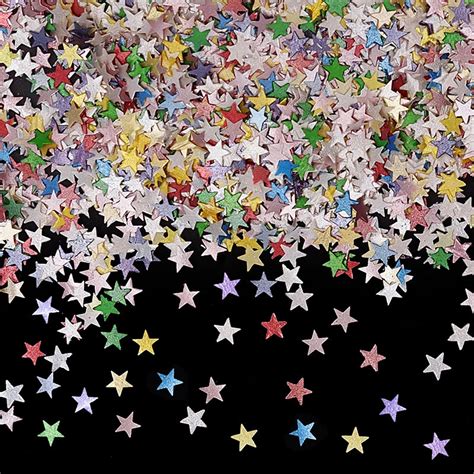 Rainbow Glitter Stars