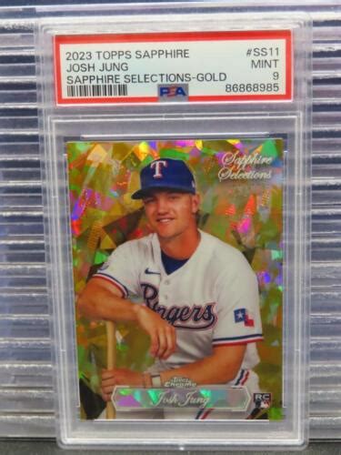 Topps Chrome Sapphire Josh Jung Gold Refractor Selections Rc