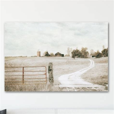 Farm Scene Canvas Prints Etsy