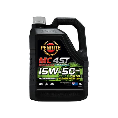 Penrite Mc St Mineral W Four Stoke Engine Oil L Automotive