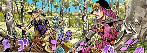Gyro Zeppeli Johnny Joestar Hot Pants Ball Run Jojo Bizarre Jojo S Bizarre Adventure Anime