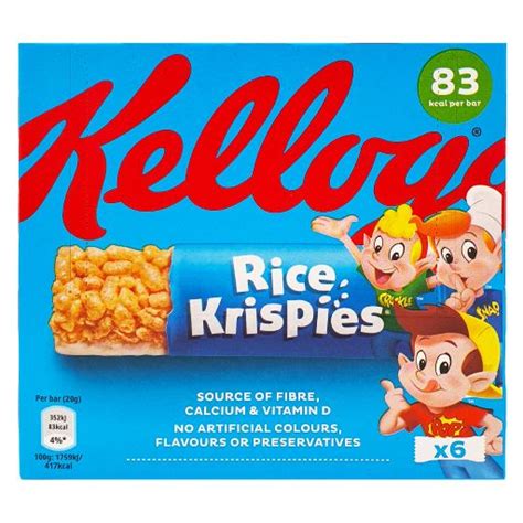 Kellogg S Rice Krispies Cereal Bars Multipack 6 X 20g Shopee Singapore