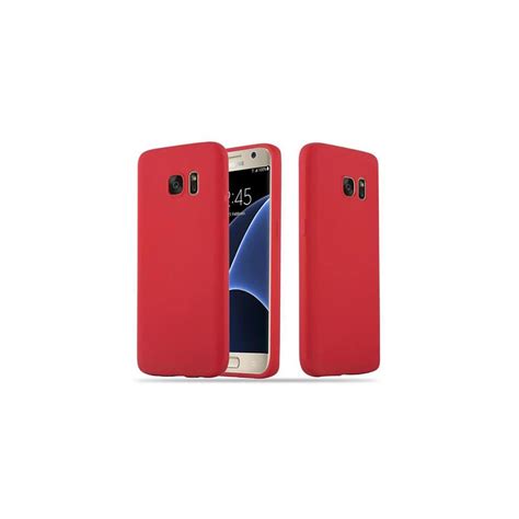 Deksel Samsung Galaxy S7 Silikon cover rød Elkjøp