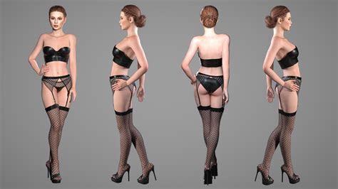 Sexy Lingerie Outfits Character Creator Outfit Reallusion Content Store