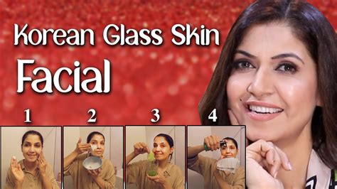 Korean Glass Skin Facial Step By Step Ghazal Siddique Youtube