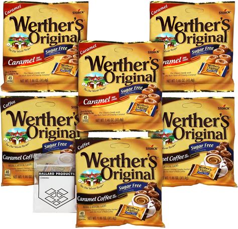 Werthers Paquete Variado De Caramelos Duros Sin Az Car Bolsas De