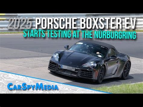 Electric Porsche 718 Boxster Laps the Nürburgring - Video