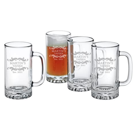 Susquehanna Glass Personalized Home Tavern Pub 16 Oz Glass Beer Mug