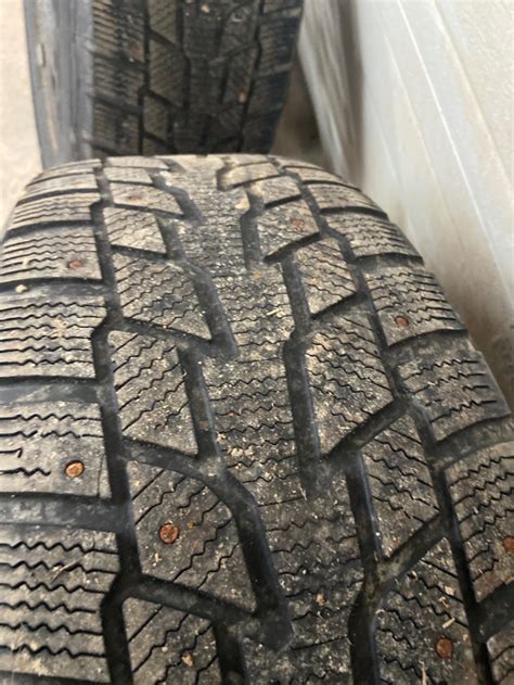 Cooper Evolution Studded Winter Tires On Rims 22565r17 Tires And Rims