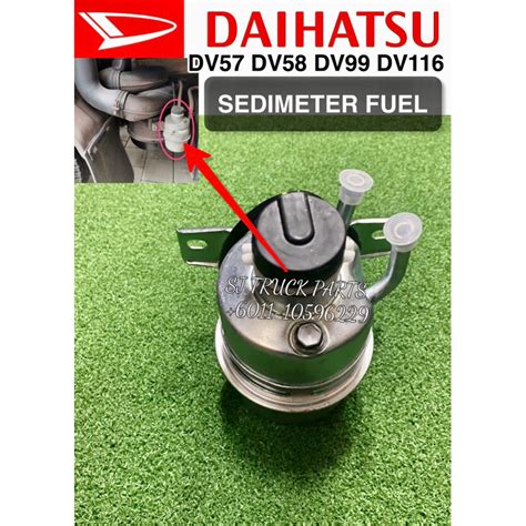 DAIHATSU DELTA DV57 DV58 DV99 DV116 SEDIMETER FUEL USE CHASIC FILTER