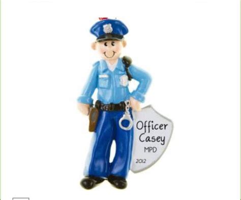 Policeman Ornament Etsy