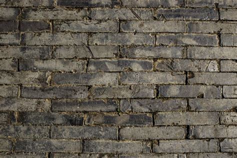 Old Gray Brick Wall Stock Image Image Of Paint Aged