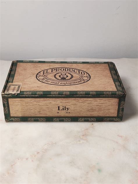 Vintage El Producto Cigar Boxcaseold Cigar Box Storage Box Etsy