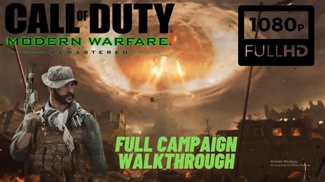 Call Of Duty 4 Modern Warfare Remastered 2016 Full Campaign