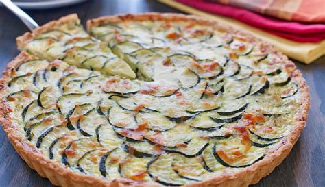 Quiche Aux Courgettes Ch Vre Avec Thermomix Recette Thermomix