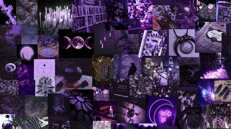 Purple Witchy Aesthetic Laptop Wallpaper Witch Wallpaper Laptop