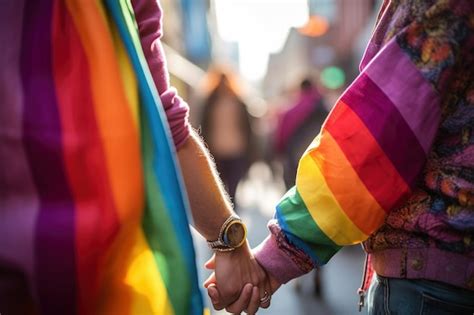 Premium Photo Rainbow Flag Symbolizing The Lgbt Pride Movement And