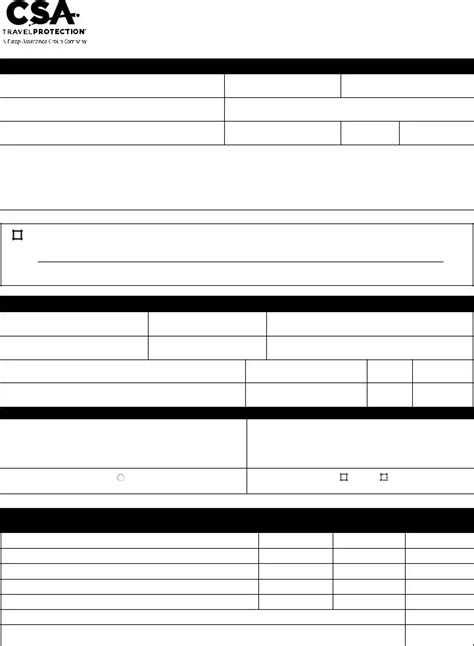 Csa Damage Fill Out Printable Pdf Forms Online