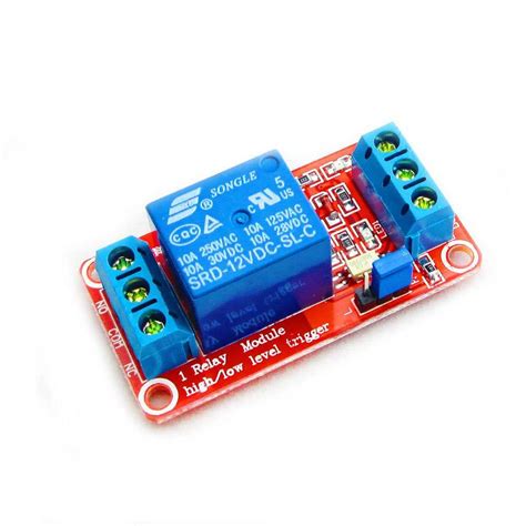 1 Channel Relay Module 12V High and Low Level Trigger Relay Module ...