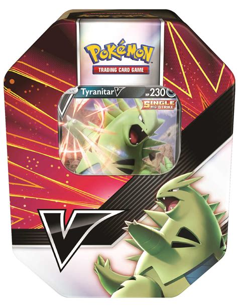 Pokémon TCG V Strikers Tin Tyranitar V Latas Magicsur Chile