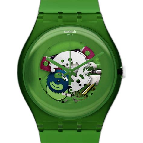 Swatch Green Lacquered Suog103 Price Specs Market Insights Watchcharts