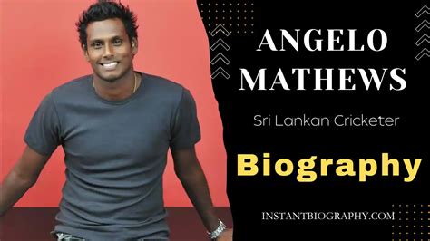 Angelo Mathews - Height, Weight, Age, Family, Affairs, Wife, Education ...