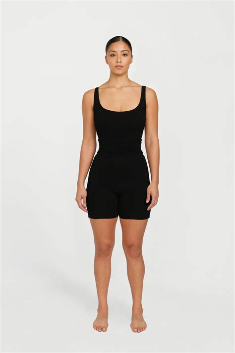 Gia Ruched Romper Black Riot Swim