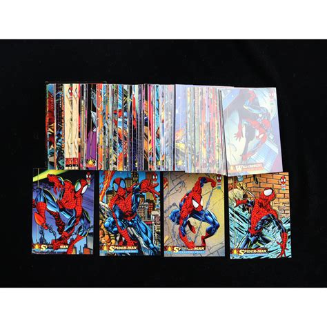 Marvel Cards Spider Man Complete Set Of Cards Pristine Auction