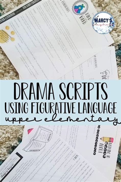 Figurative Language Activity Using Readers Theater Scripts 4th Grade