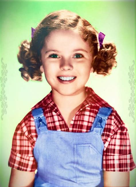 Celebrities Recolored Shirley Temple Shirley Temple Black Celebrity