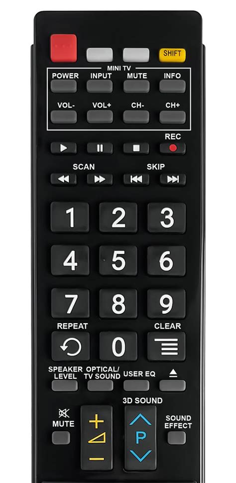 LG AKB73275501 TV Control Mini TV Remote Control Duplicate 17