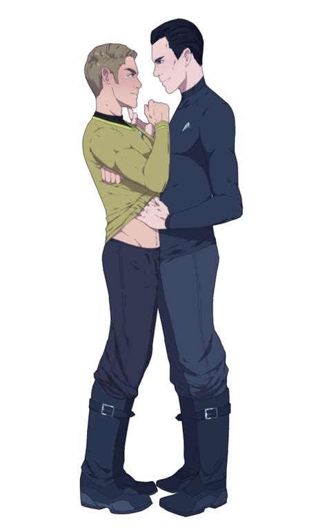 Rule 34 Augment Couple Duo Human James T Kirk Khan Noonien Singh Pontyk Star Trek Star Trek