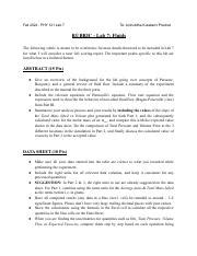 Phy Lab Fluids Rubric Combined Pdf Fall Phy Lab