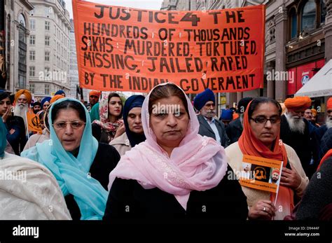 Around 15000 Kalistan Sikhs In London To Remember The 1984 Massacre When Thousands Were Killed